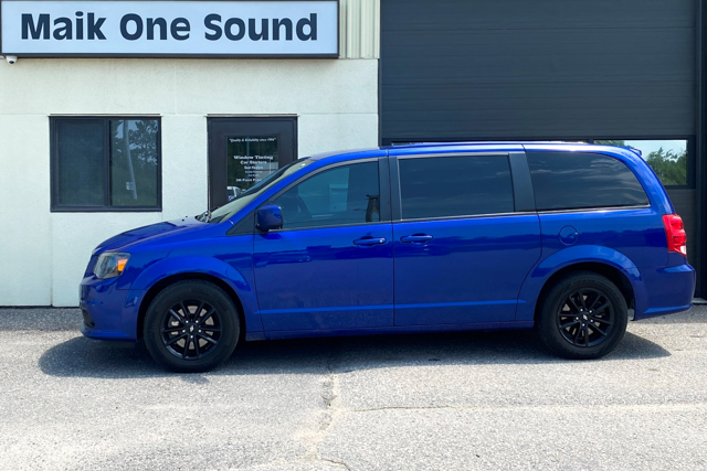 2020 Dodge Grand Caravan with luxury automotive window tint